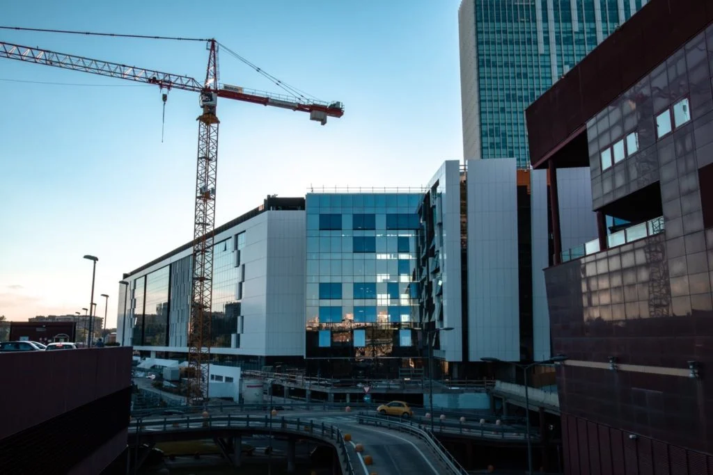 Construction on a new building in Florida