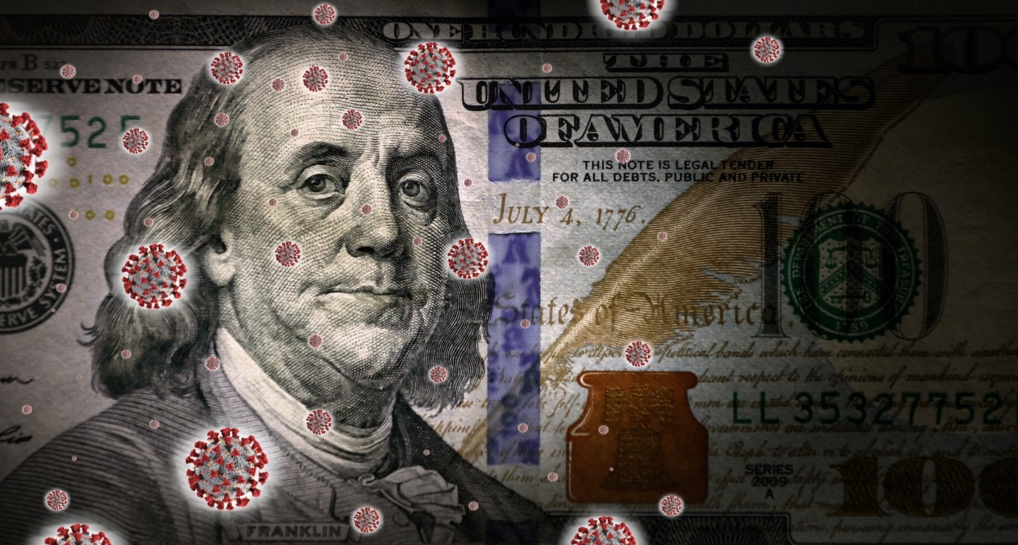 Benjamin Franklin On Money With Covid