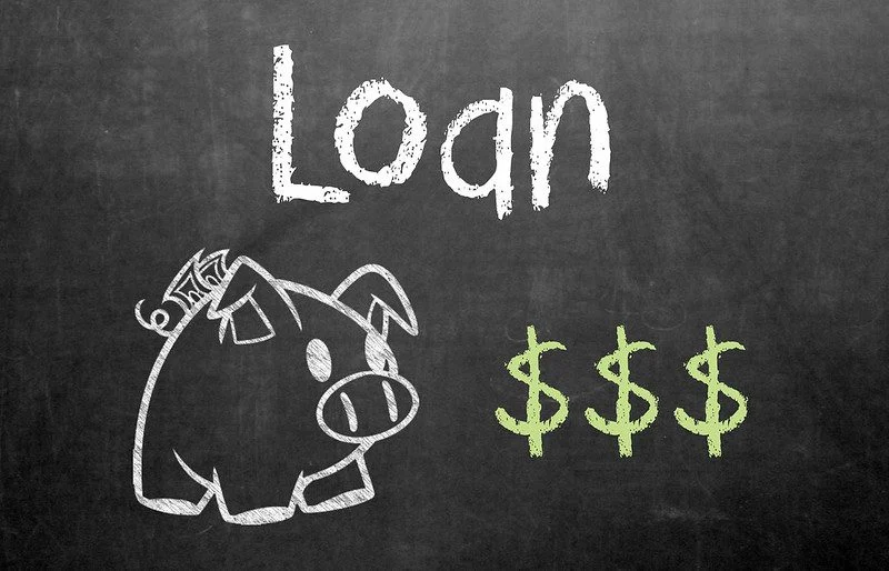 black chalk board pig money
