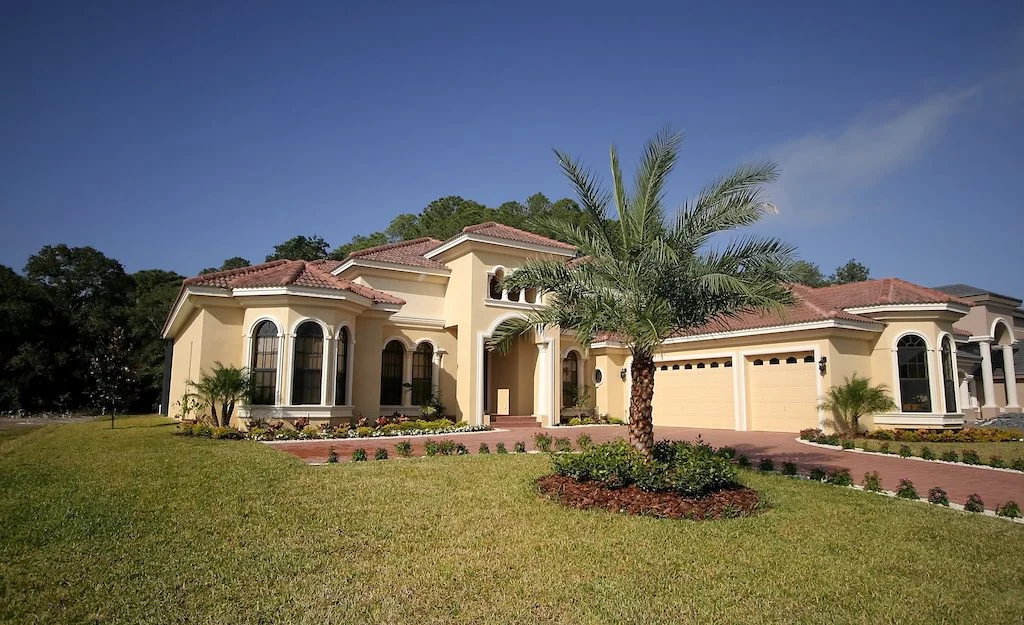 beige color home in Florida