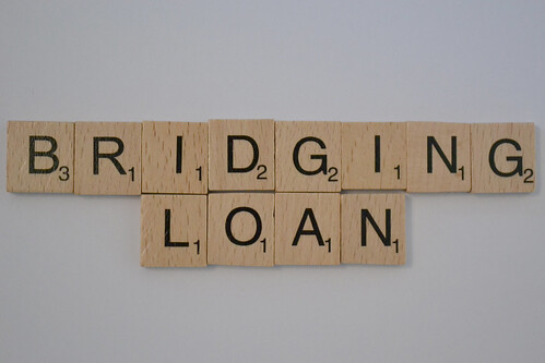 Letters Spelling Out Bridging Loan