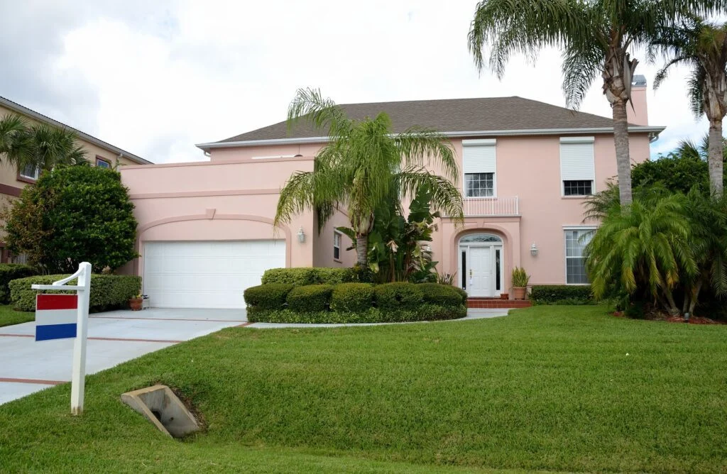 A house's front yard