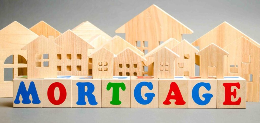 Mortgage in Colorful Letters
